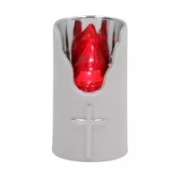Subito Led vložka do sviečok pre Cemetery Red and Silver 483 H125 WP54