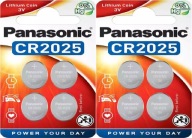PANASONIC lítiová batéria 3V CR 2025 4 kusy x2