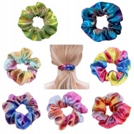 7ks HAIR RUBY SCRUNCHIES STRAŠNÉ GUMY SET A