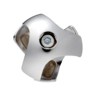 TROJITÝ ĽAVÝ CHROMOVÝ KONEKTOR R-2SX/C AMIX
