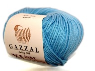 GAZZAL BABY BAVLNENÁ PRIADZA XL Č. 3423 MODRÁ