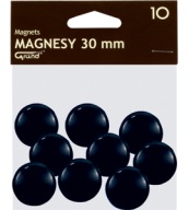 Magnety na dosky 30 mm 10 ks. GRAND čierna