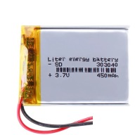 Batéria Li-Poly 450mAh 3,7V batéria GPS