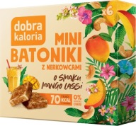 Mini kešu tyčinky Mango lassi BEZ CUKRU vegánske 102 g Dobré kalórie
