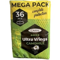 Hygienické vložky CARIN Ultra wings, 36 kusov