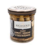 Książęce šproty údené v oleji Riga Gold 0,09 kg