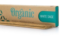 Organické vonné tyčinky Masala - biela šalvia