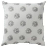 IKEA HOSTGULLRIS Dekoratívna obliečka na vankúš 50x50 GREY FLOWERS
