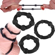 DLHŠÍ SEX DO 1 hodiny - 3 SILIKÓNOVÉ KRÚŽKY
