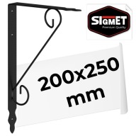 PODPORKA POLICE dekoratívny stolársky uholník 200x250 mm NA POLIČ