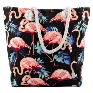 Veľká dámska BEACH BAG, priestranná LETNÁ shopper taška cez rameno