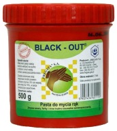 Pasta na ruky BLACK-OUT 500g - Odstraňuje mastnotu, farbu, bez podráždenia