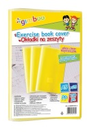OBAL GIMBOO NOTEBOOK, KRYŠTÁLOVÝ, A5, 150 MIKRO, ŽLTÝ 25 ks