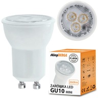 GU10 LED žiarovka 3W 260lm 12V MINI 45mm Výška AD/DC Teplý Neutrál