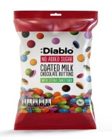 Dražé Diablo lentilki v čokoláde bez cukru