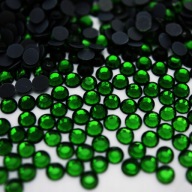 Termo kamienky Sklenené kryštály tmavozelené 5mm 500 ks