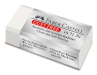 FABER-CASTELL DUST FREE PLASTIC ERASER, malá