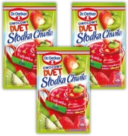3 X 31,5G JESIEL Dr. Oetker Słodka Chwila JAHODA s kúskami ovocia