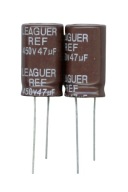 47uF 450V 47 µF 450 V DLHÁ ŽIVOTNOSŤ (2 KS) ELEKTROLYTICKÝ KONDENZÁTOR