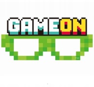 A'6 Game On MINECRAFT PIXELS papierové masky