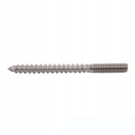 Dvojzávitová nerezová skrutka INOX M6 x 80 - 10 kusov