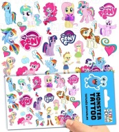 UMÝVAJÚCE DOČASNÉ TETOVANIE PRE DETI MY LITTLE PONY ORIGINÁLNE DIZAJNY