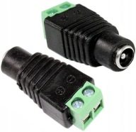 CCTV Jack 5,5 x 2,1 mm kruhový zásuvkový konektor