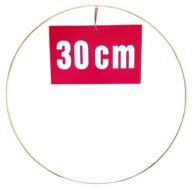 ZLATÝ prsteň/ráfik pre lapače snov a makramé 30 cm