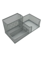 Pen&GO Organizér na pero na stôl sieťový box na náradie PG9058 White