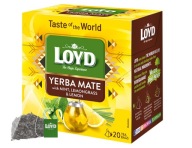 Japonský zelený čaj Yerba Mate Mint Citrónová tráva Kofeín 20T LOYD