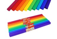 DRVENÝ hodvábny papier, 10 roliek, MIX RAINBOW