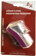 PREDNÁ LAMPA 2K 160263 RUŽOVÁ, NA AKUMULÁTOR