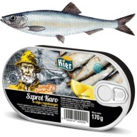 Karo šprota v repkovom oleji v plechovke Omega 3 Karo šprota konzerva 170g KIER