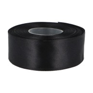 SATÉNOVÁ STUHA ČIERNA 30mm polimex 3204