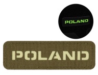 NÁPLATA POĽSKA 25x80 M-Tac FLUIORESCENT Olivová