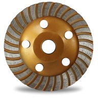 DIAMANTOVÝ POHÁR DISK 125/22,2 TURBO BRÚSENIE