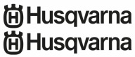 Nálepky HUSQVARNA 25cm 2ks Rôzne farby