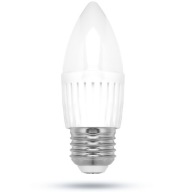 LED ŽIAROVKA C37 E27 VÝKON 10W SVIETOSŤ 800lm HRUBÝ ZÁVIT STUDENÁ FARBA 6000K