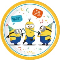 Narodeninové taniere Minions 23cm 8ks.