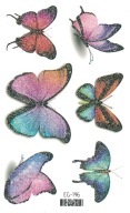 Umývateľné tetovanie pre deti GLITTER BUTTERFLIES EG146