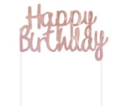 Ozdoba na narodeninovú tortu Happy Birthday Cake Ozdoba 14x11 cm