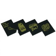 Zápisník A4, 40 štvorcových listov, 90g/m2 Clever Gold