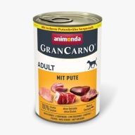 ANIMONDA GranCarno Adult Morčacie mäso Mokré krmivo pre psov v konzerve 400g