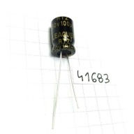 Elektrolytický kondenzátor 100uF 50V 8x12 105C Long Life Leaguer RTZ x5