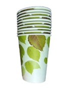 Ekologické PLA poháre, nulový plast, 205 ml / 250 ml