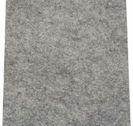 FILTOVÁ PODLOŽKA na vystrihovanie pod stoličky, nábytok, stoly, ŠEDÁ, 100 x 120 mm