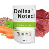 DOLINA NOTECI Prémiové krmivo pre psov Zverina 500g
