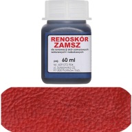 Farba na semiš, nubuk, velúr, Renoszkol, 60ml, červená