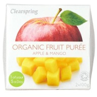 CLEARSPRING Jablkovo-mangový dezert 2 x 100g - BIO