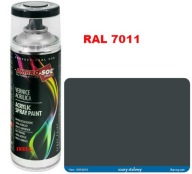 RAL 7011 AKRYLOVÝ LAK SPREJ sivý LESK 1233